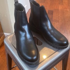 London Rag Womens Prolt Black Chelsea Boots Size 10 Medium (B, M)